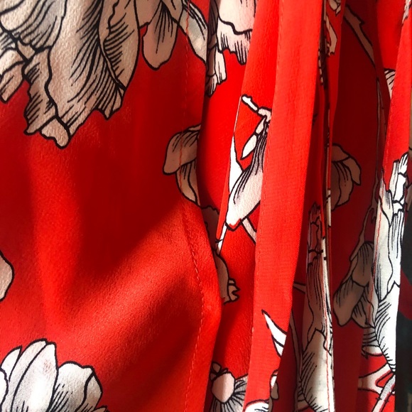 Yumi Kim Rush Hour Silk Maxi Dress Red Carnation L - Picture 5 of 8